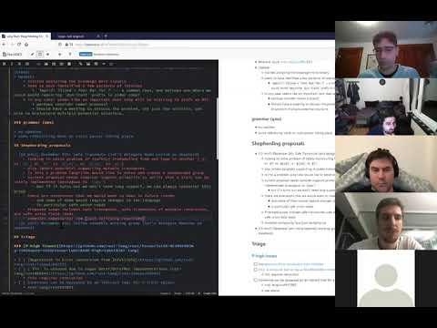 Lang Team Triage Meeting 2019-12-05
