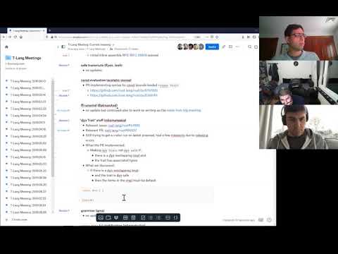 Lang Team Triage Meeting 2020.01.23