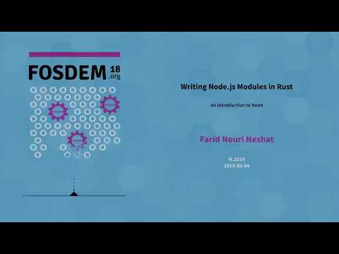 Farid Nouri Neshat - Writing Node.js Modules in Rust