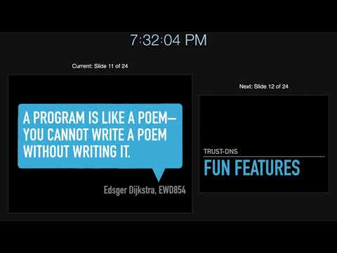 Benjamin Fry - TrustDNS [Bay Area Rust @ Cloudflare, May 2018]