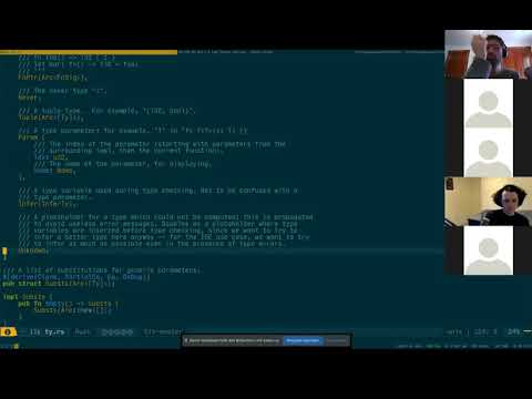 rust-analyzer type-checker overview by flodiebold