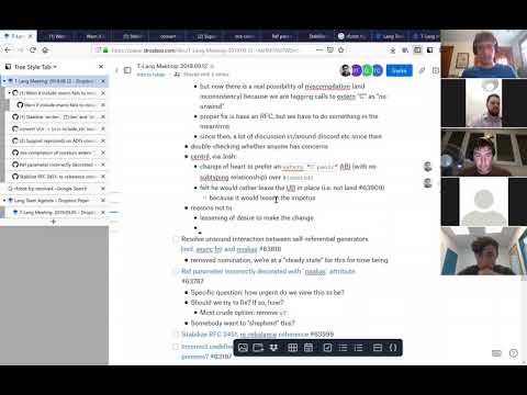 Lang Team  Triage Meeting 2019.09.12 -- with WG-Grammar!