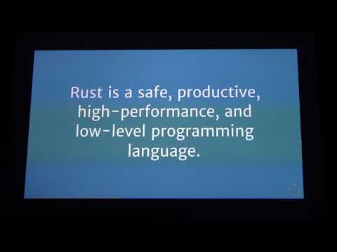 An Introduction to Rust by Sunjay Varma - Rust KW Meetup