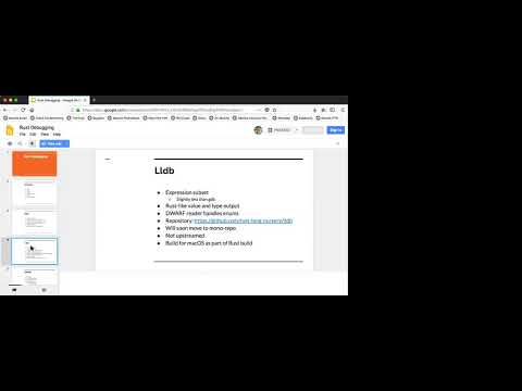 Tom Tromey discusses debugging support in rustc