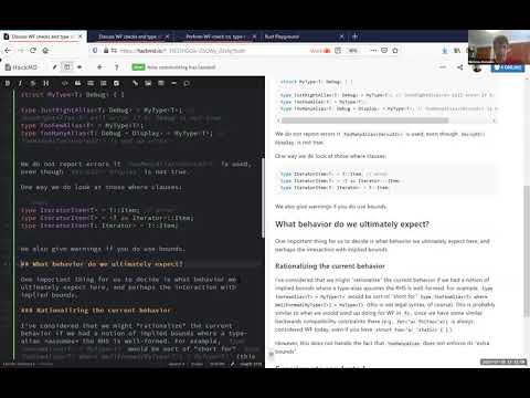 Design meeting 2020-07-29: WF checks and type aliases
