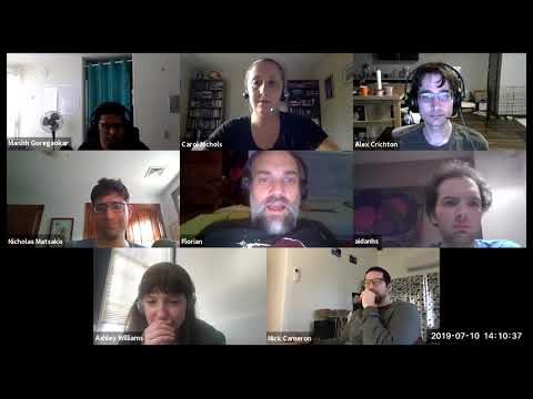 Core team meeting 2019-07-10